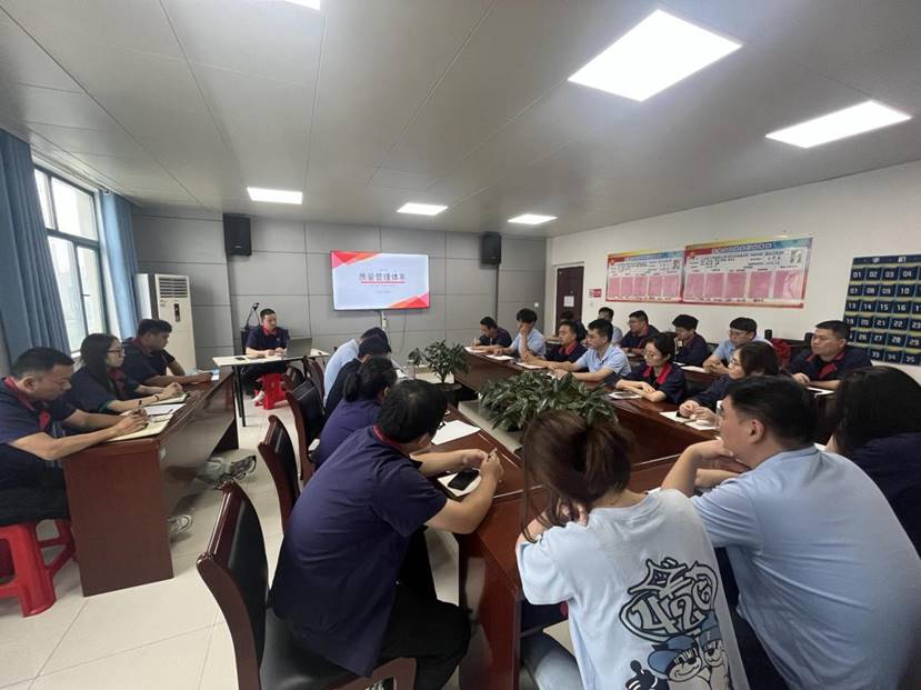 建材公司開展QC管理、質量管理知識培訓