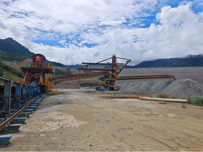 公司超額完成米拉多廢石系統(tǒng)生產總量