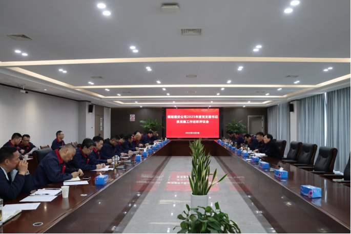 公司召開2025年度黨支部書記抓黨建工作述職評議會 公司召開2025年度黨支部書記抓黨建工作述職評議會